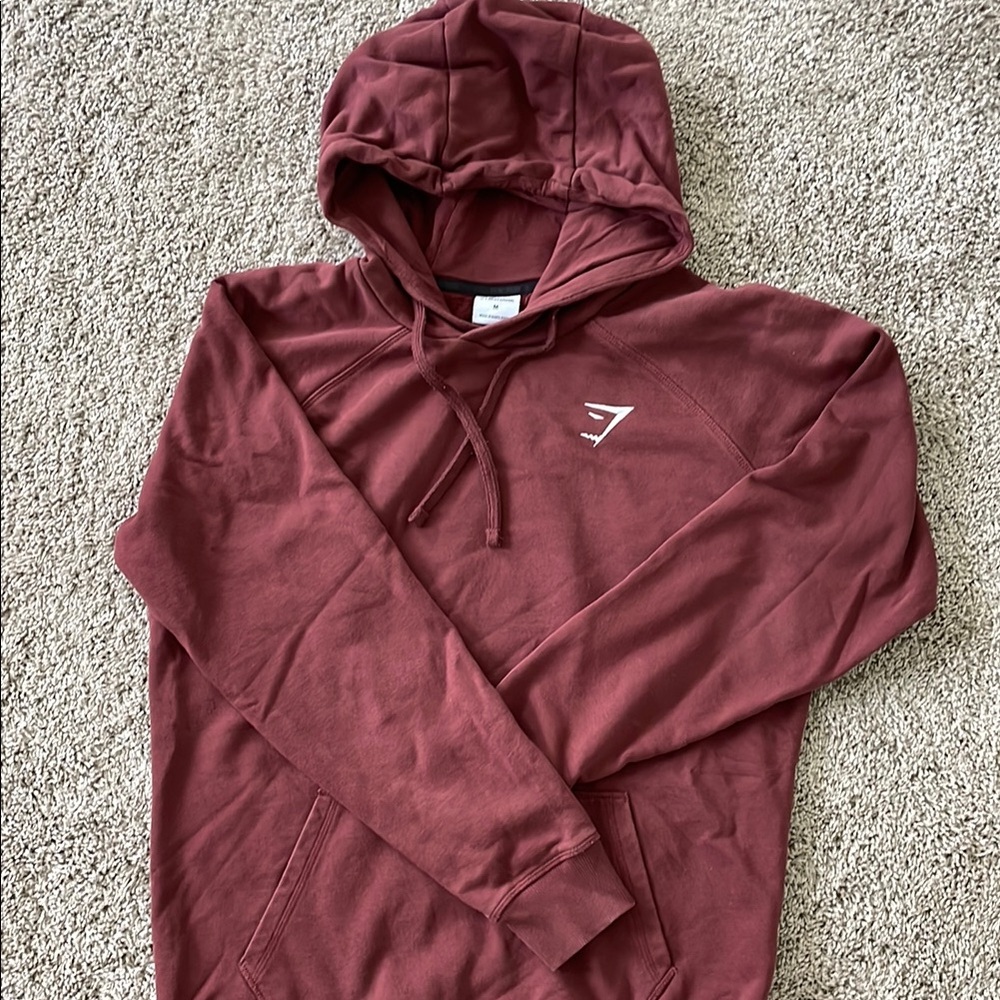 Gymshark Red Sweatshirt Athletic Fit